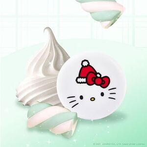 Creme+ Hello Kitty Macaron Lip‎ Balm - Marshmallow Fluff Limited Edition NEW